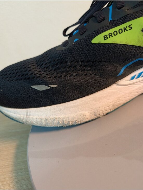 Brooks Adrenaline GTS 23 Mens 11.5 Extra Wide 4E Black Green Blue 1103914E006 main image 10